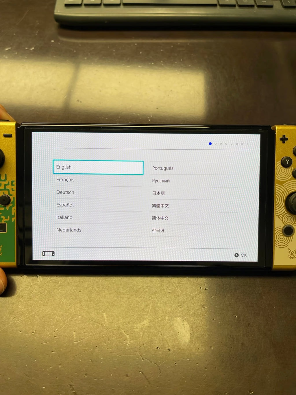 Nintendo Switch OLED Tears of the Kingdom edition. Game not included. 2O59