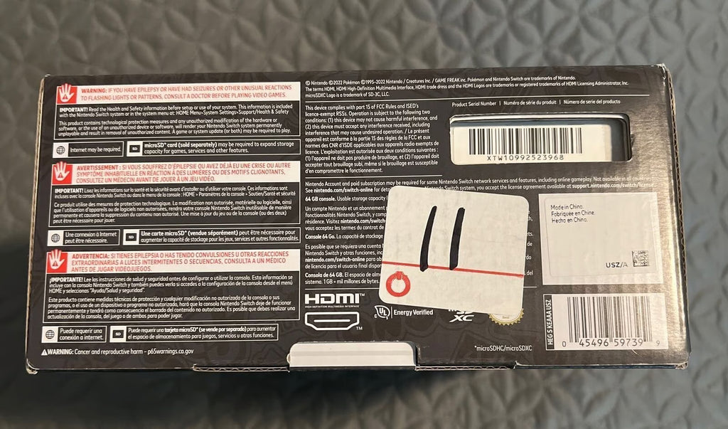 Pokemon Scarlet and Violet Edition Console OLED Model Nintendo Switch US Ed NEW 5S28