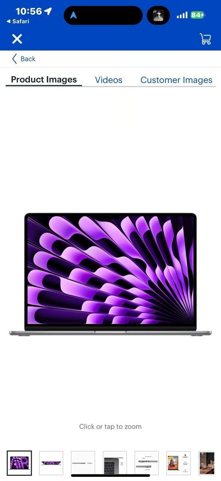 Apple Macbook Air 15in M2 3.49 GHz 512GB SSD 7L18