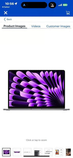 Apple Macbook Air 15in M2 3.49 GHz 512GB SSD 7L18