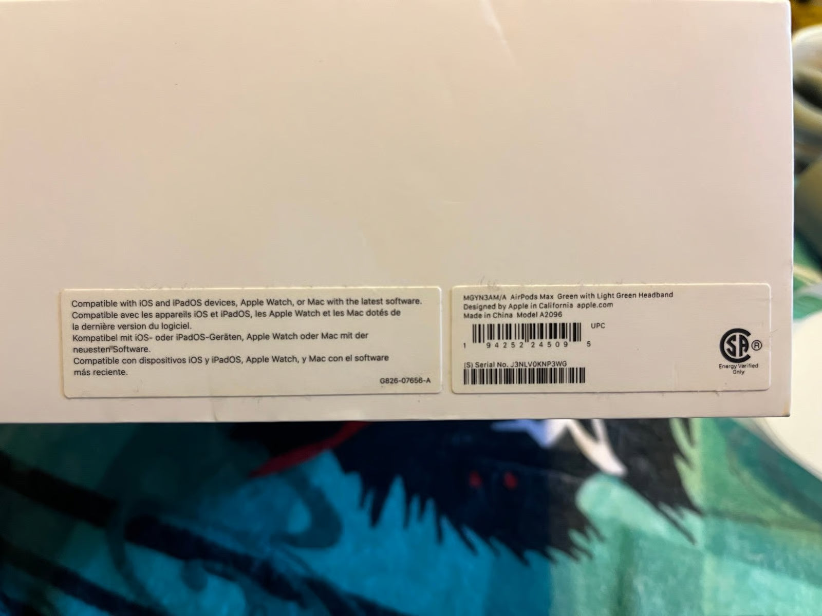 Apple AirPods Max green with light green headband MGYN3AM/A 1Z32