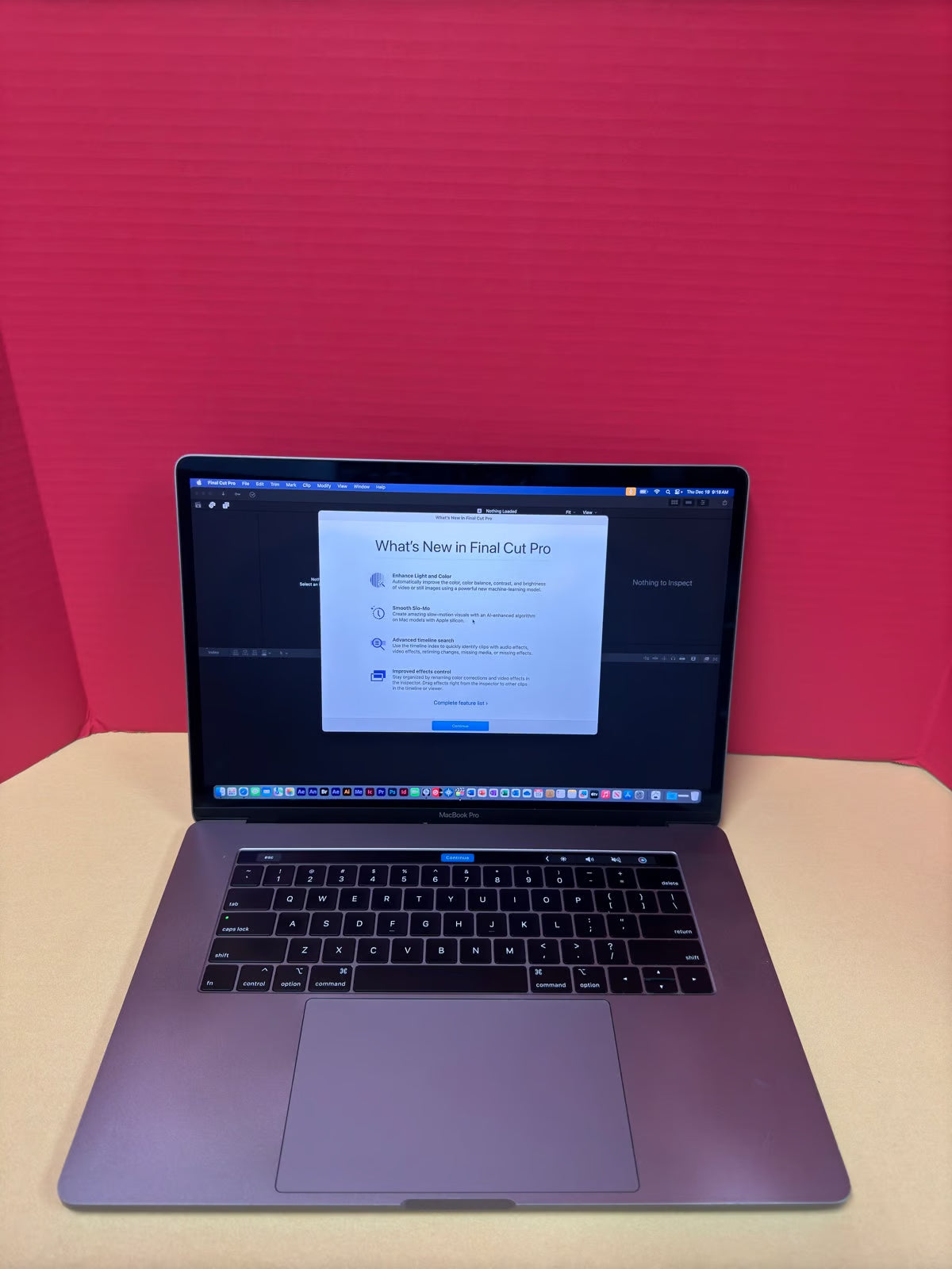 Apple MacBook Pro 15"" 2018 Space Gray 6Core i7 2.6GHz 16-512GB 4GB VDO Pro 555X 1Q25