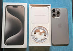 Apple iPhone 15 Pro Max Natural Titanium 256gb Unlocked MINT CONDITION 5O87