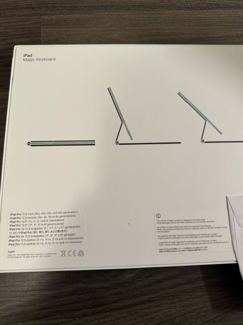 Apple iPad Pro 6th Generation - 12.9 inch (128 GB) with Magic Keyboard 2Q67