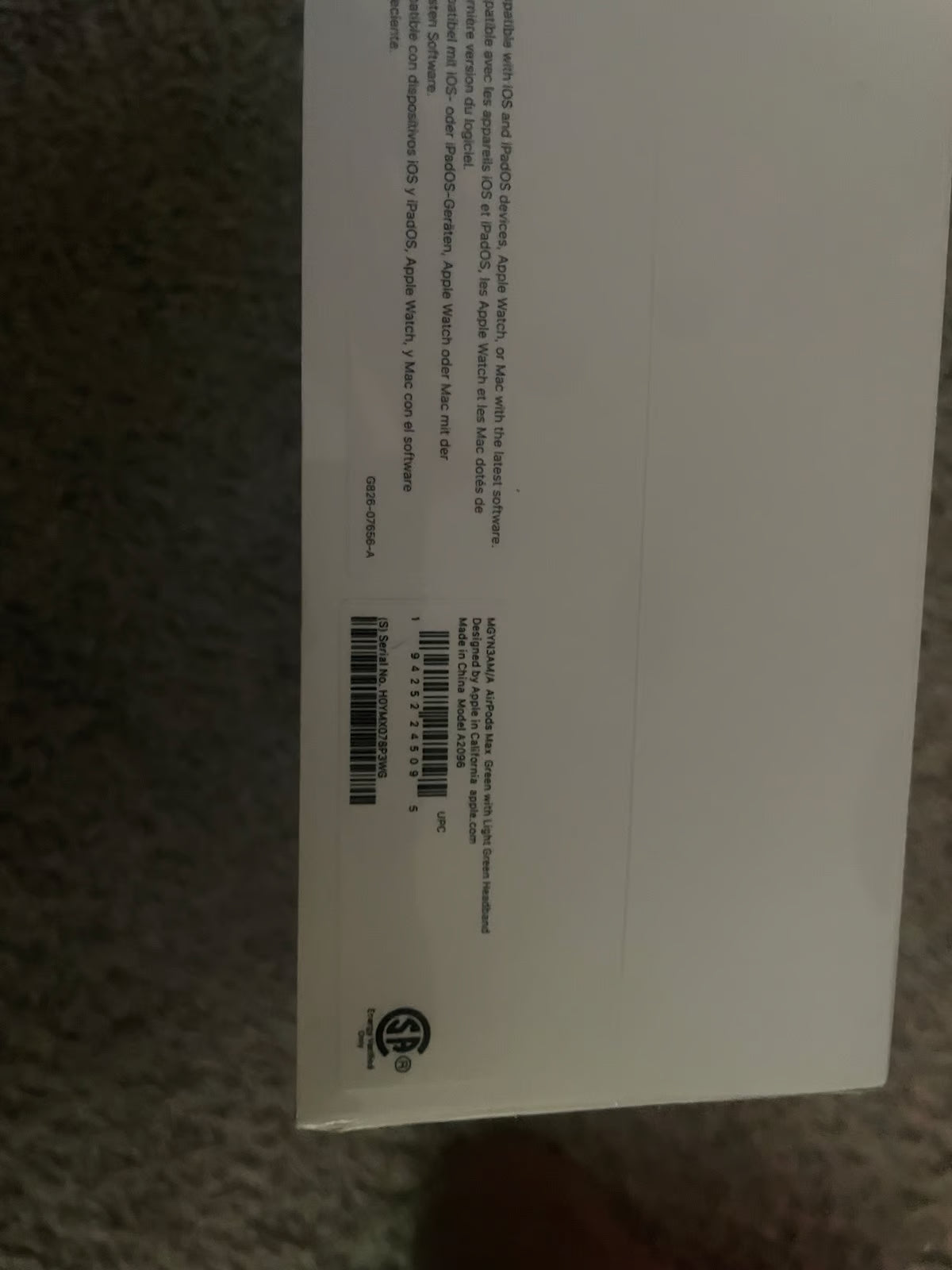 Green AirPod max 9B59