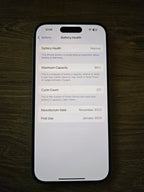 Apple iPhone 15 blue 128gb for tmobile/metro/sprint 8N37