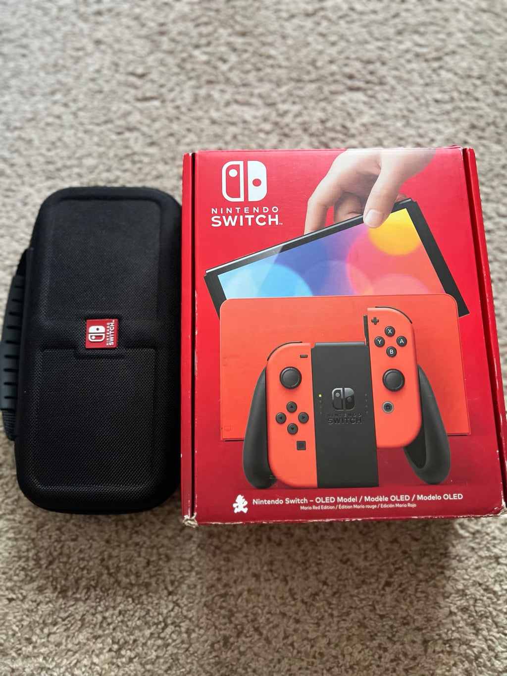 Nintendo switch oled mario edition 1Q19