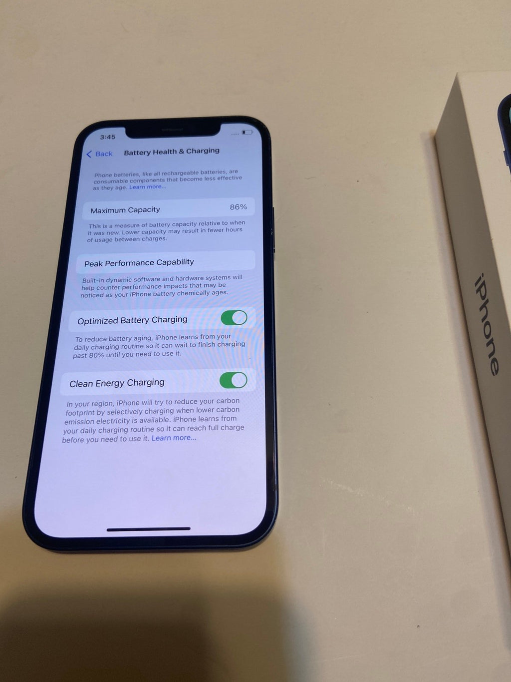 Apple iPhone 12 128GB Fully Unlocked - Blue 9T99