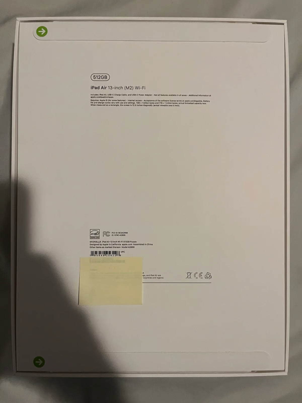 iPad Air 13inch 512gb M2 2R83