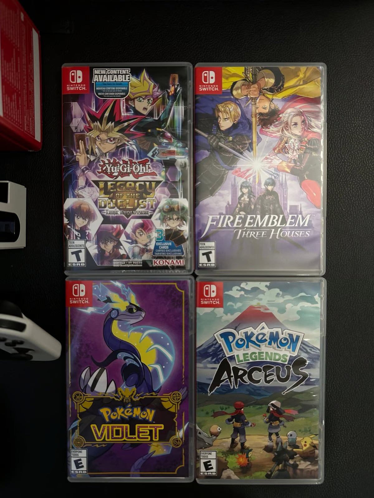 Nintendo Switch OLED Bundle + Pokemon Arceus + Pokemon Scarlet + More 9O85
