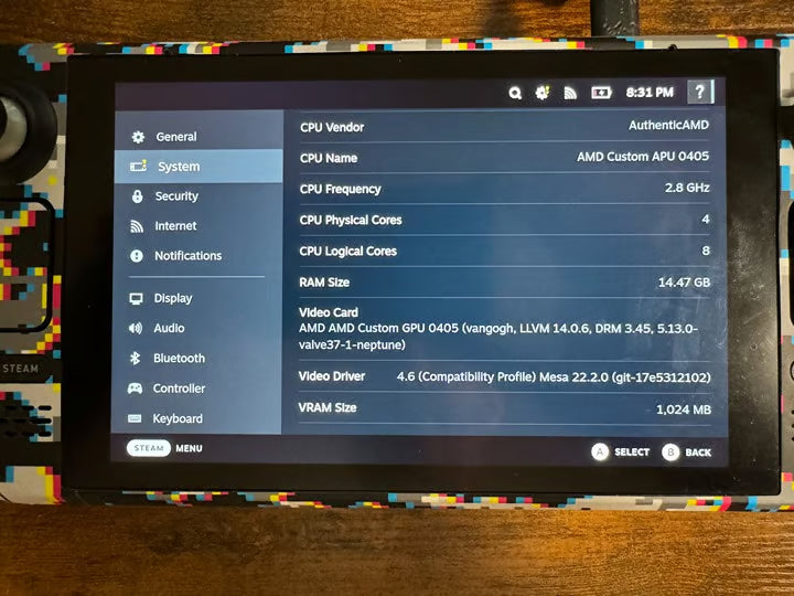 Steam Deck 512gb LCD + DBrand Skin 6S58