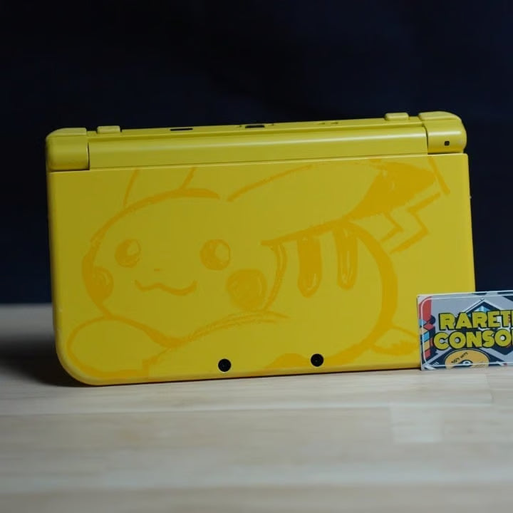 New Nintendo 3DS XL Pikachu Edition with 32GB SD, Charger, Stylus & 70+ Games