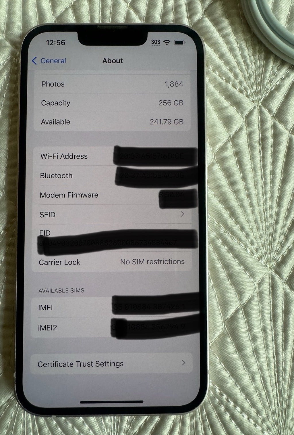 Apple iPhone 13 Pink 256GB 8R52