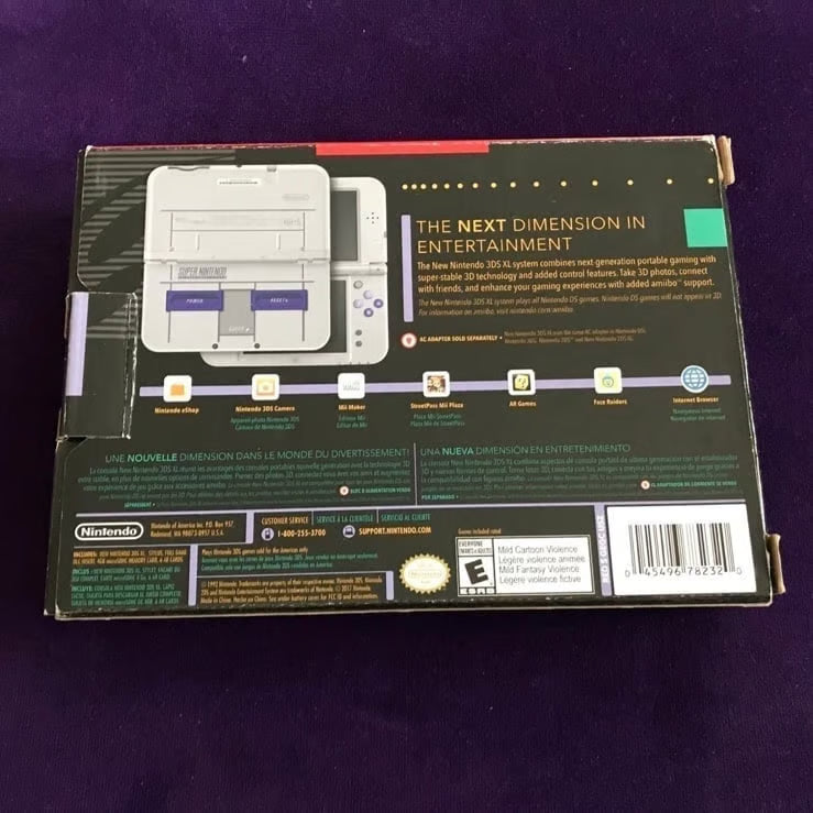 Nintendo 3DS XL Super Nintendo Edition CIB