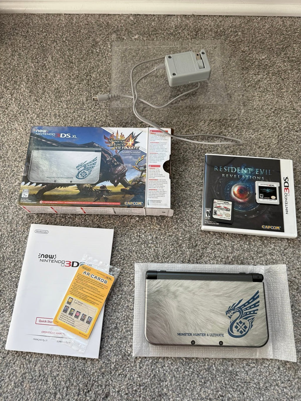 New Nintendo 3ds xl monster hunter 4 ultimate edition top ips screen