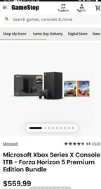 New Microsoft Xbox Series X Console 1TB - Forza Horizon 5 Premium Edition Bundle 7T93