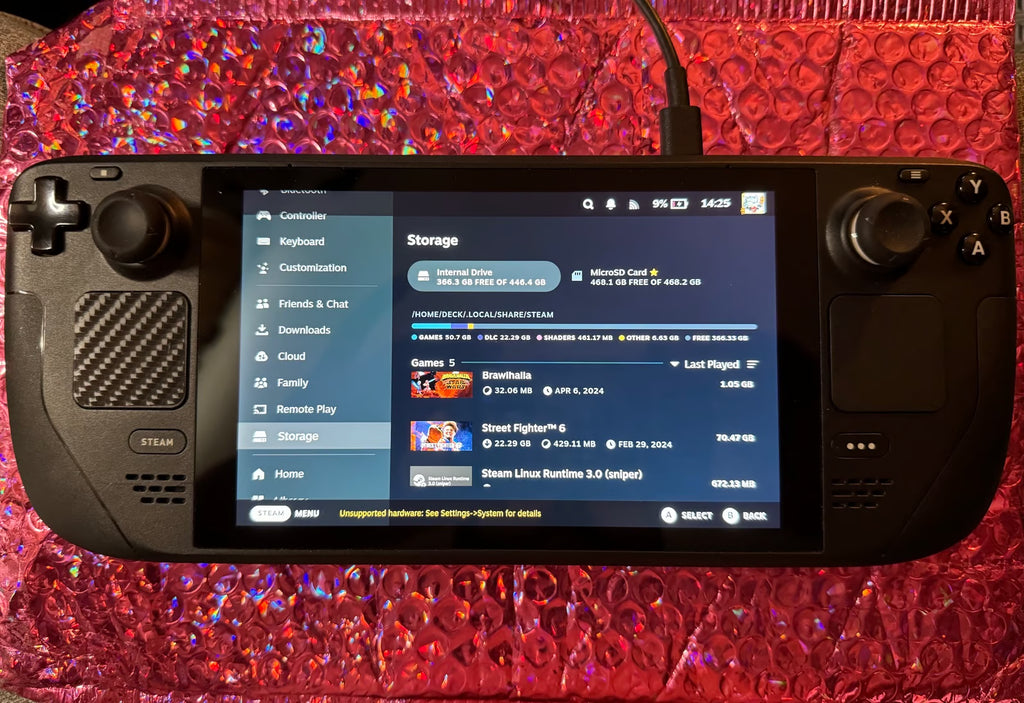 Steam Deck EV2 Prototype 512gb RARE 9U76