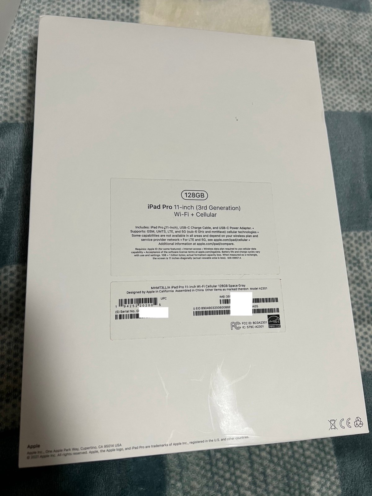 128 gb Space Gray iPad Pro 11 inch WiFi+Cellular 8L11