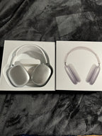 Silver AirPods Max with case 5J56