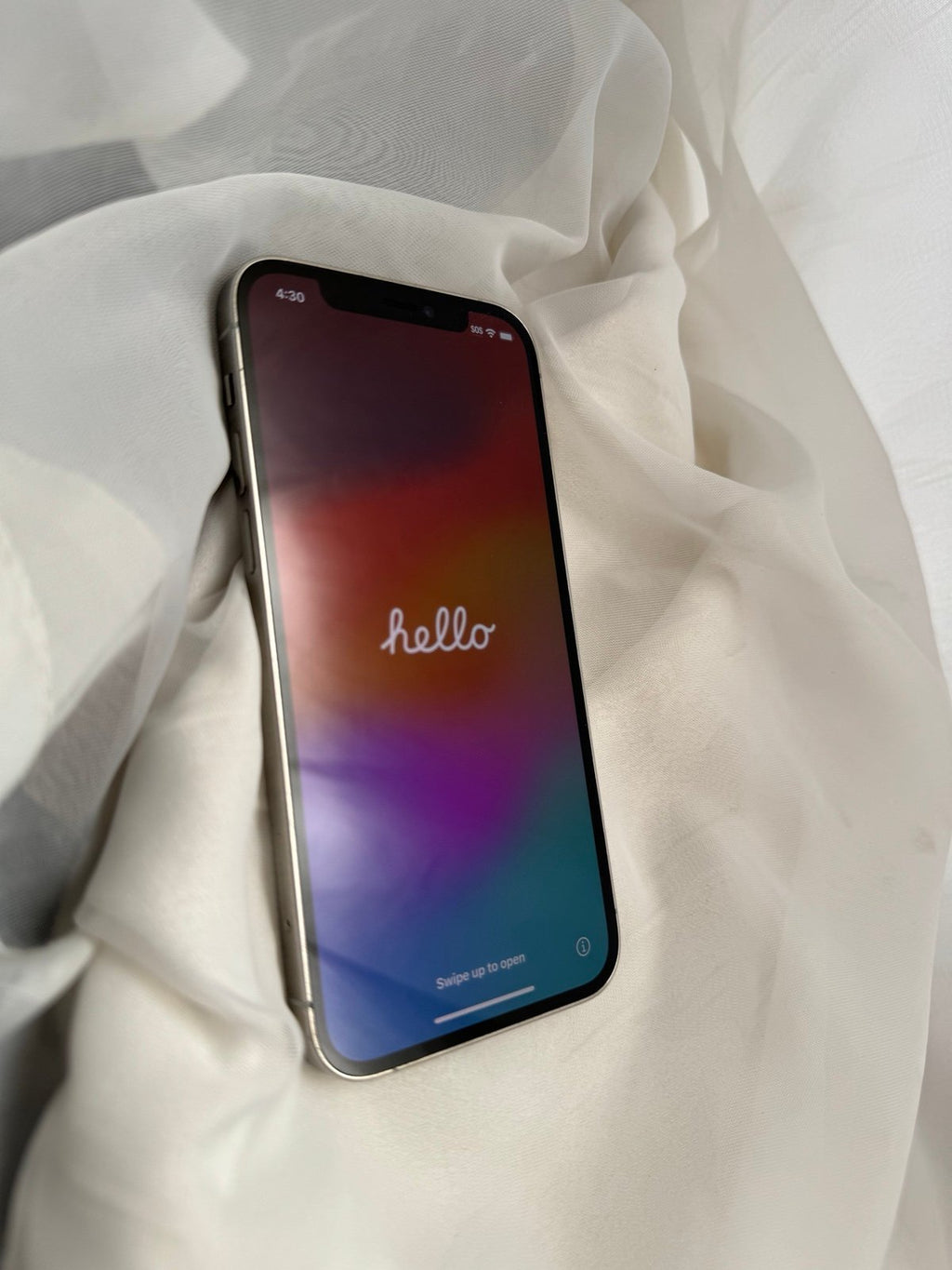 Apple iPhone 12 Pro Max 256 GB in Silver for Unlocked 7Z35