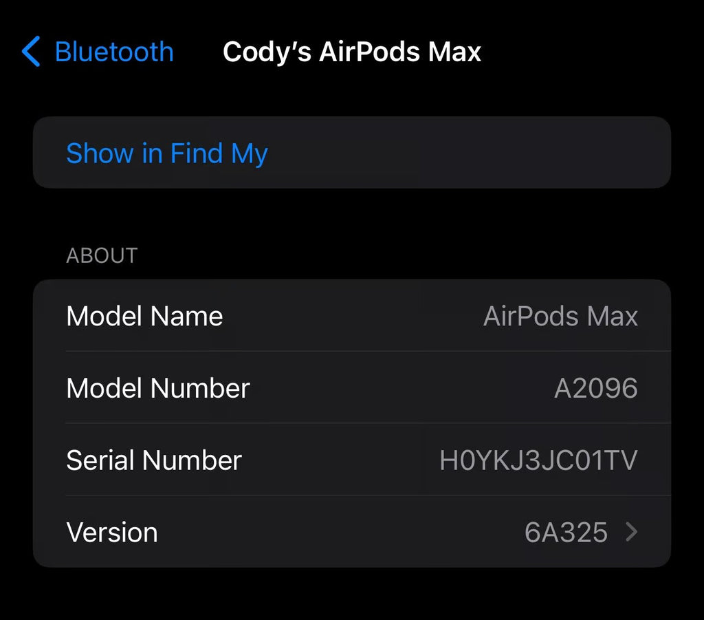 AirPods Max 1W53