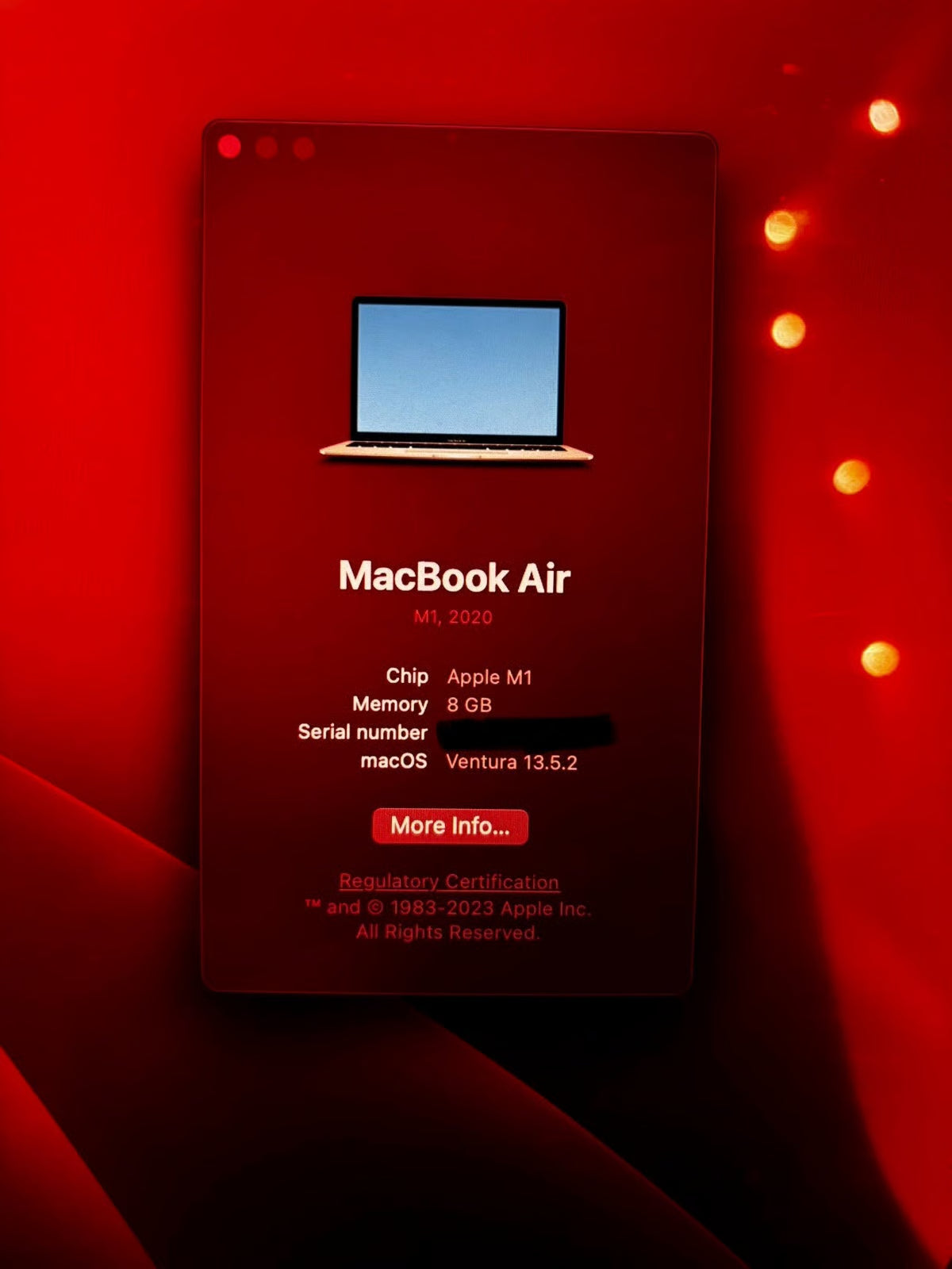 Discontinued Rose Gold 2020 MacBook Air M1 3N99