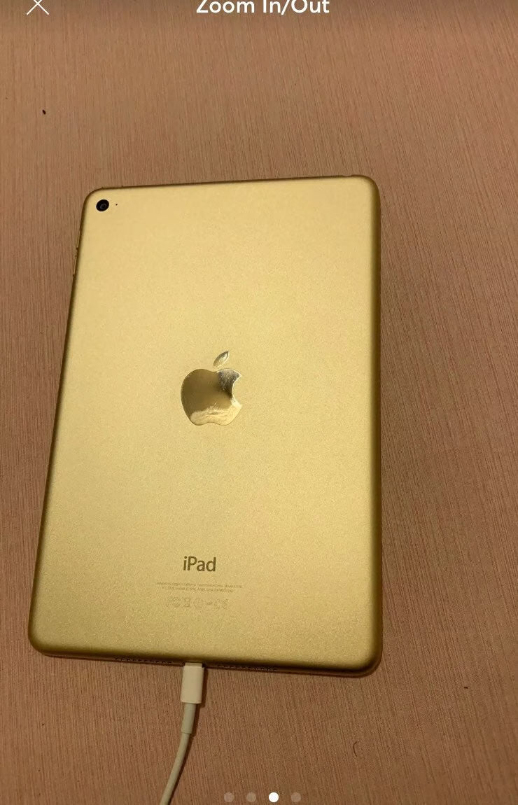 iPad mini 4th generation Gold 7Y76