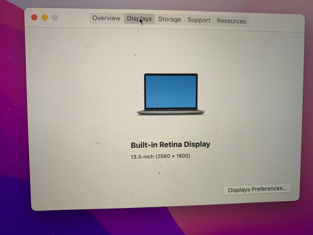 macbook pro 2019 i7 256GB 2.8GHz 16GB memory 6F19
