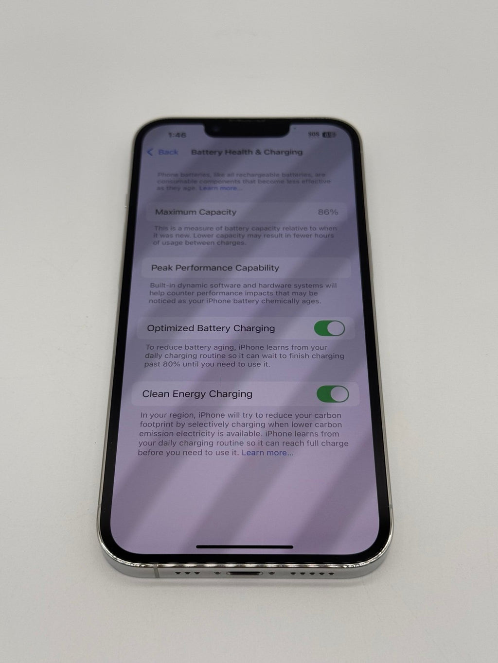 iPhone 13 Pro 128GB Silver -Carrier Unlocked- Clean IMEI Fast Shipping! 8M99