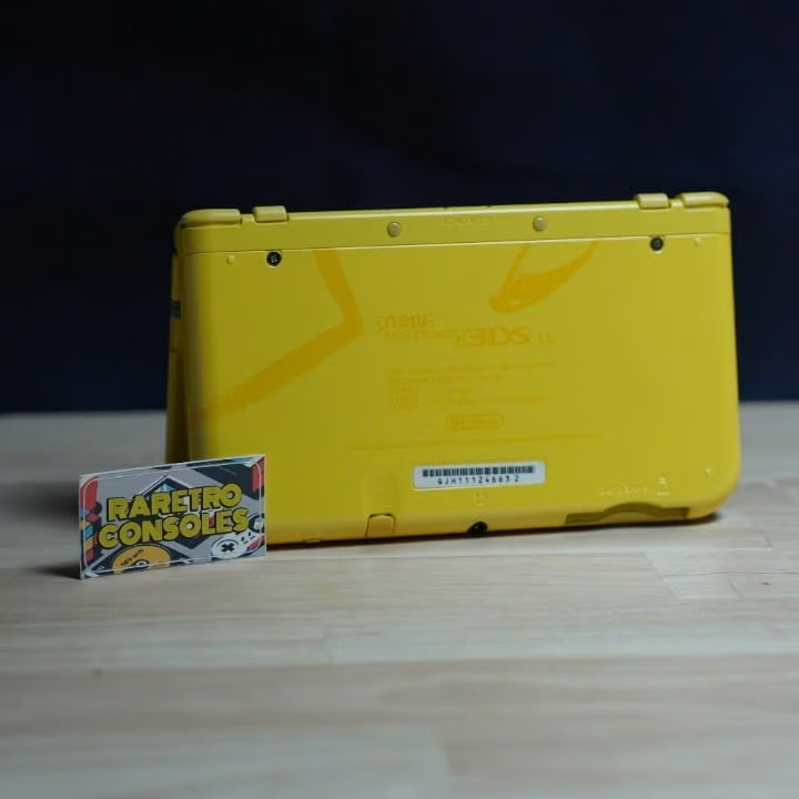 New Nintendo 3DS XL Pikachu Edition with 32GB SD, Charger, Stylus & 70+ Games