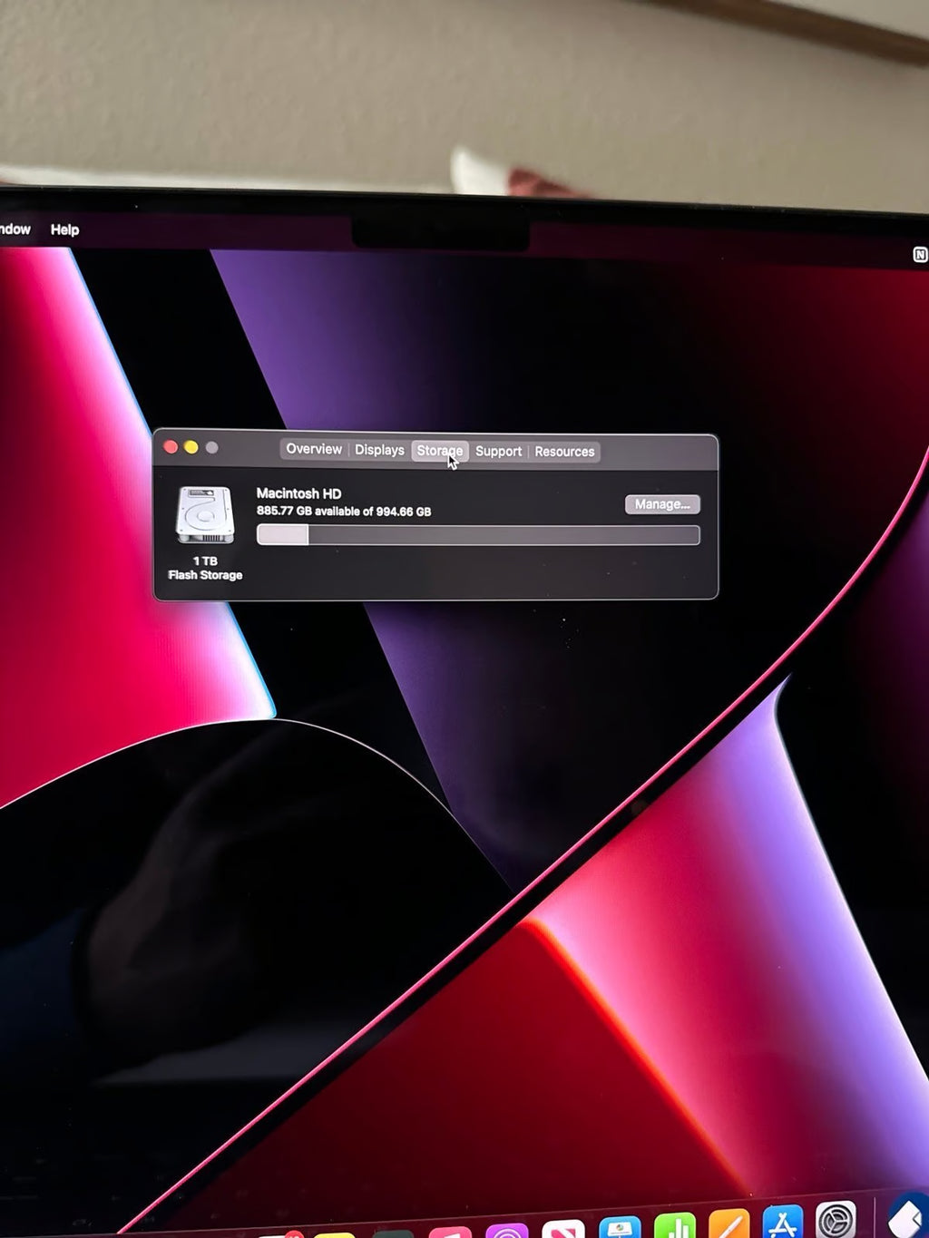 Apple Macbook Pro M1 16in 1TB 6A89