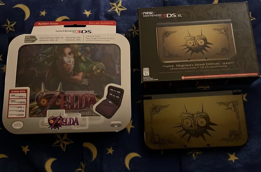 Majora鈥檚 Mask 3DS XL Legend of Zelda Limited Edition Box AND Case NINTENDO