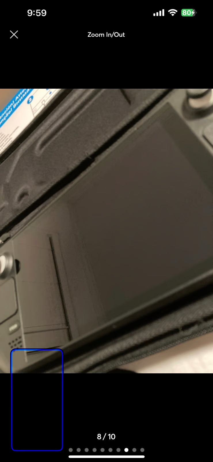 Steam deck 512gb also included 512gb SD card Case and original packing 6A81