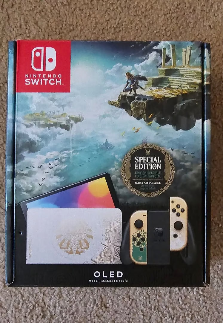 Nintendo Switch the legend of zelda tears of the kingdom console 7G63