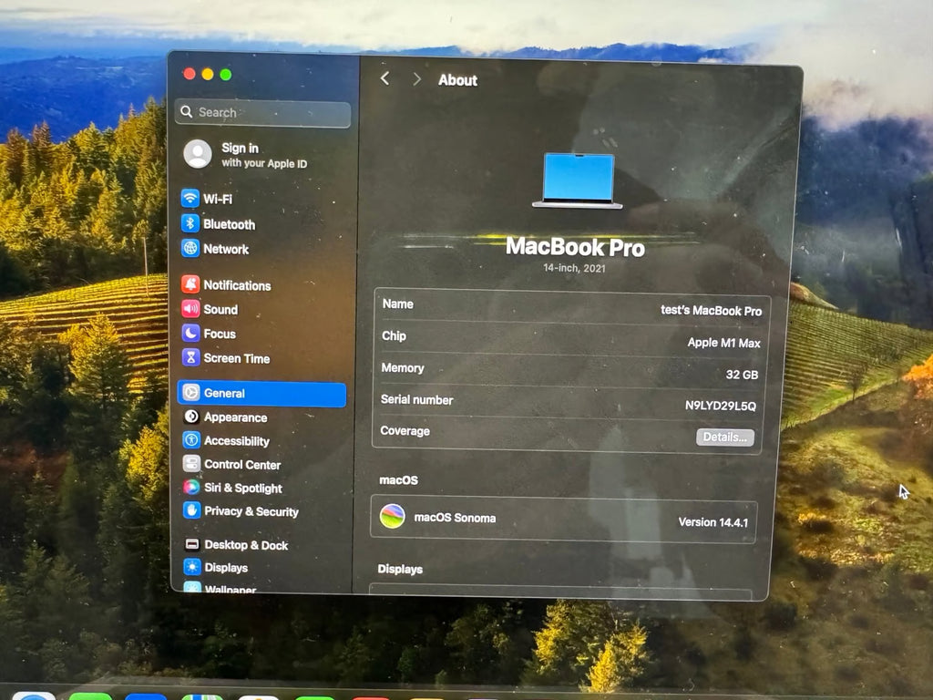 Apple MacBook Pro M1 Max 7B73