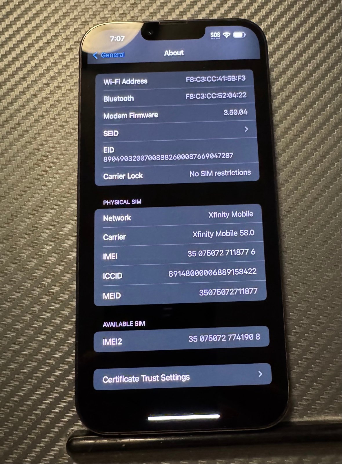 iPhone 13 Pro Max - Unlocked -1 TB Storage 9M53