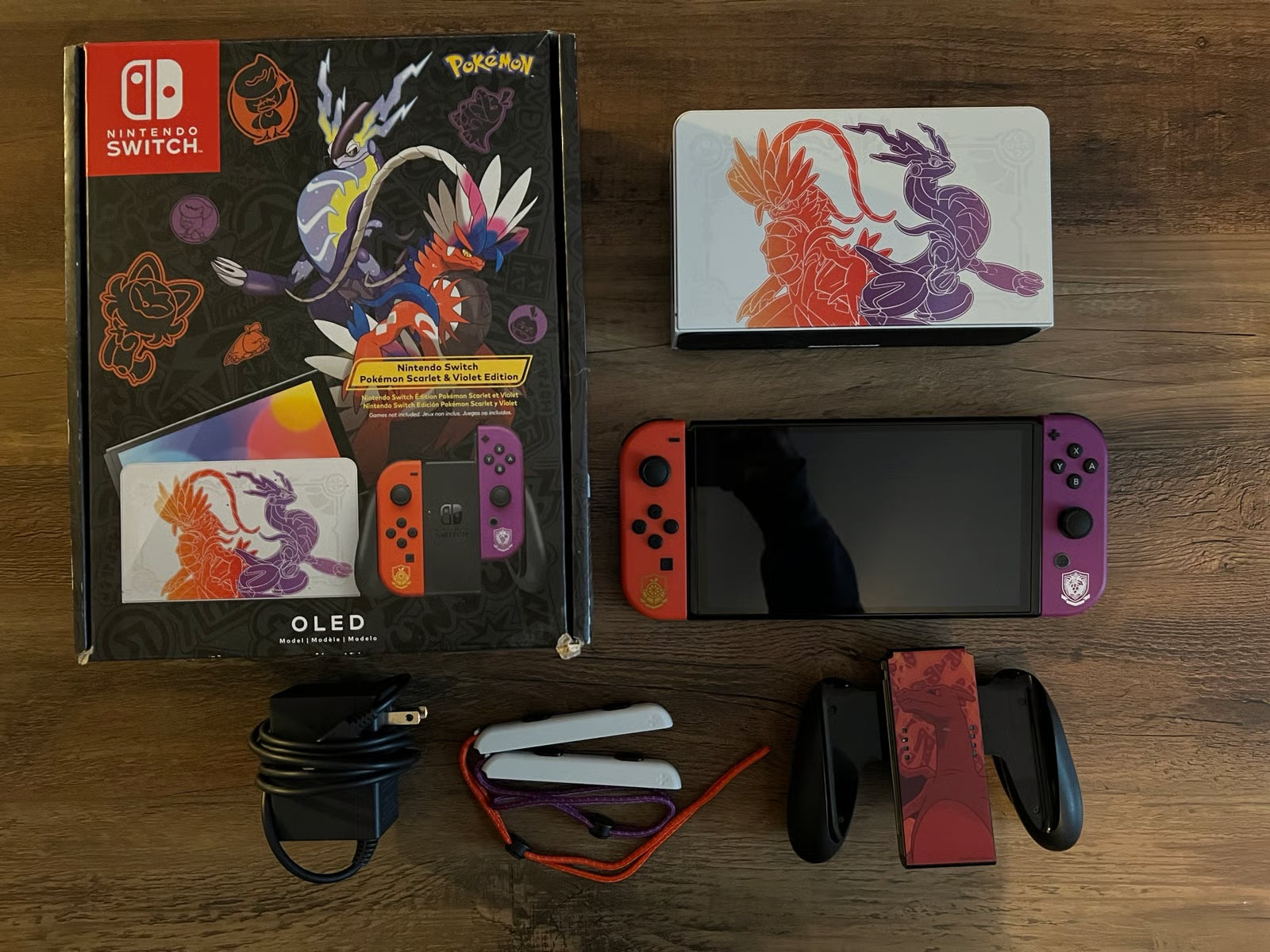 Nintendo Switch Pokemon Scarlet Violet OLED Console 6H95