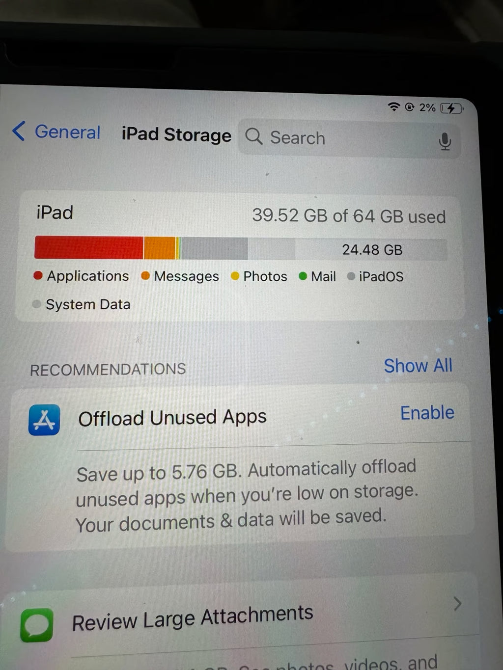 iPad Air 5th gen 8A52