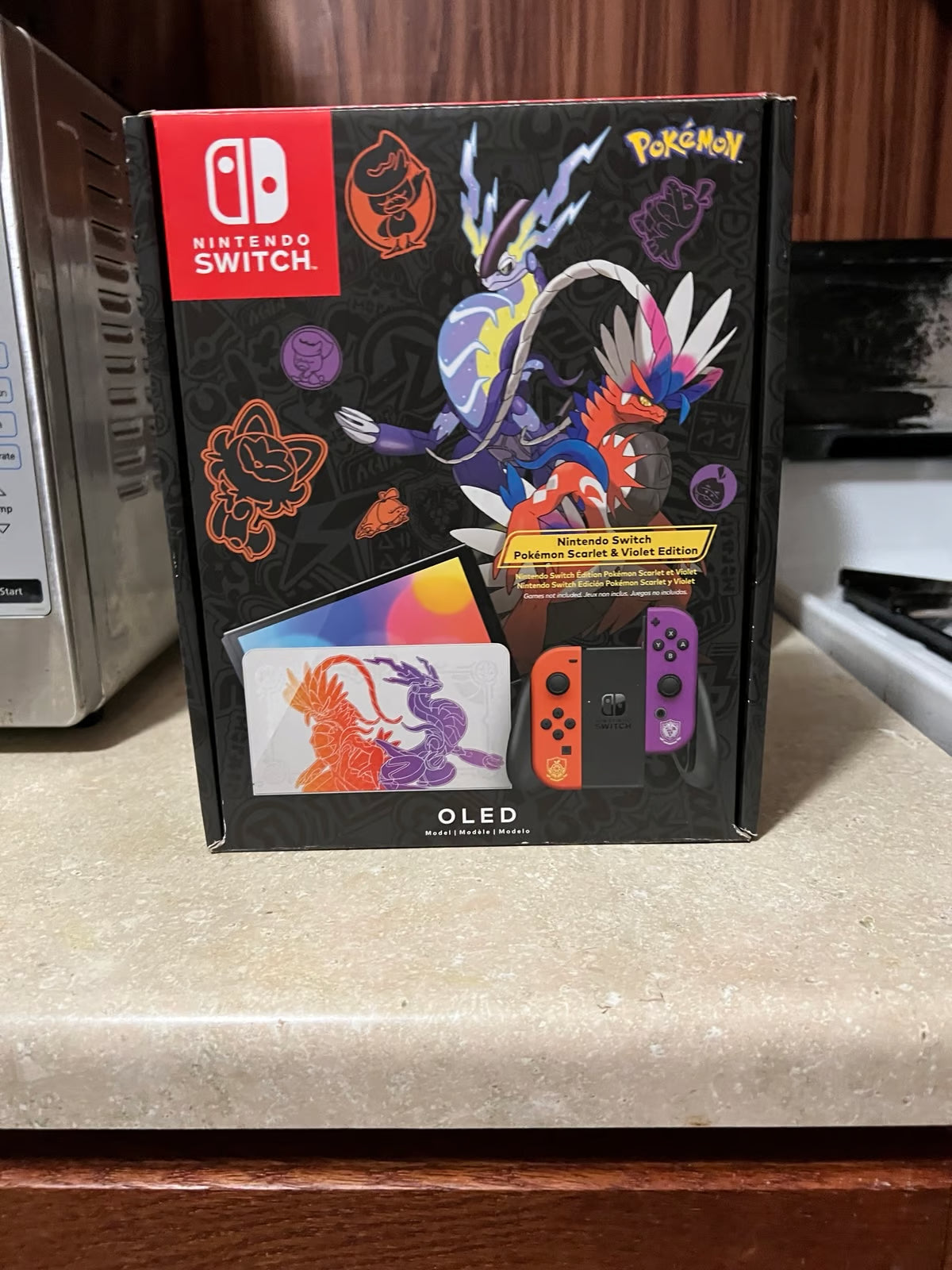 Nintendo switch oled Pokemon 3X28