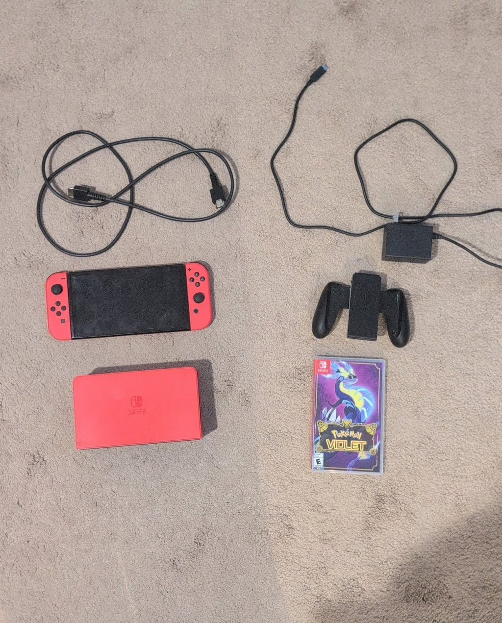 Nintendo switch oled mario edition 7L72