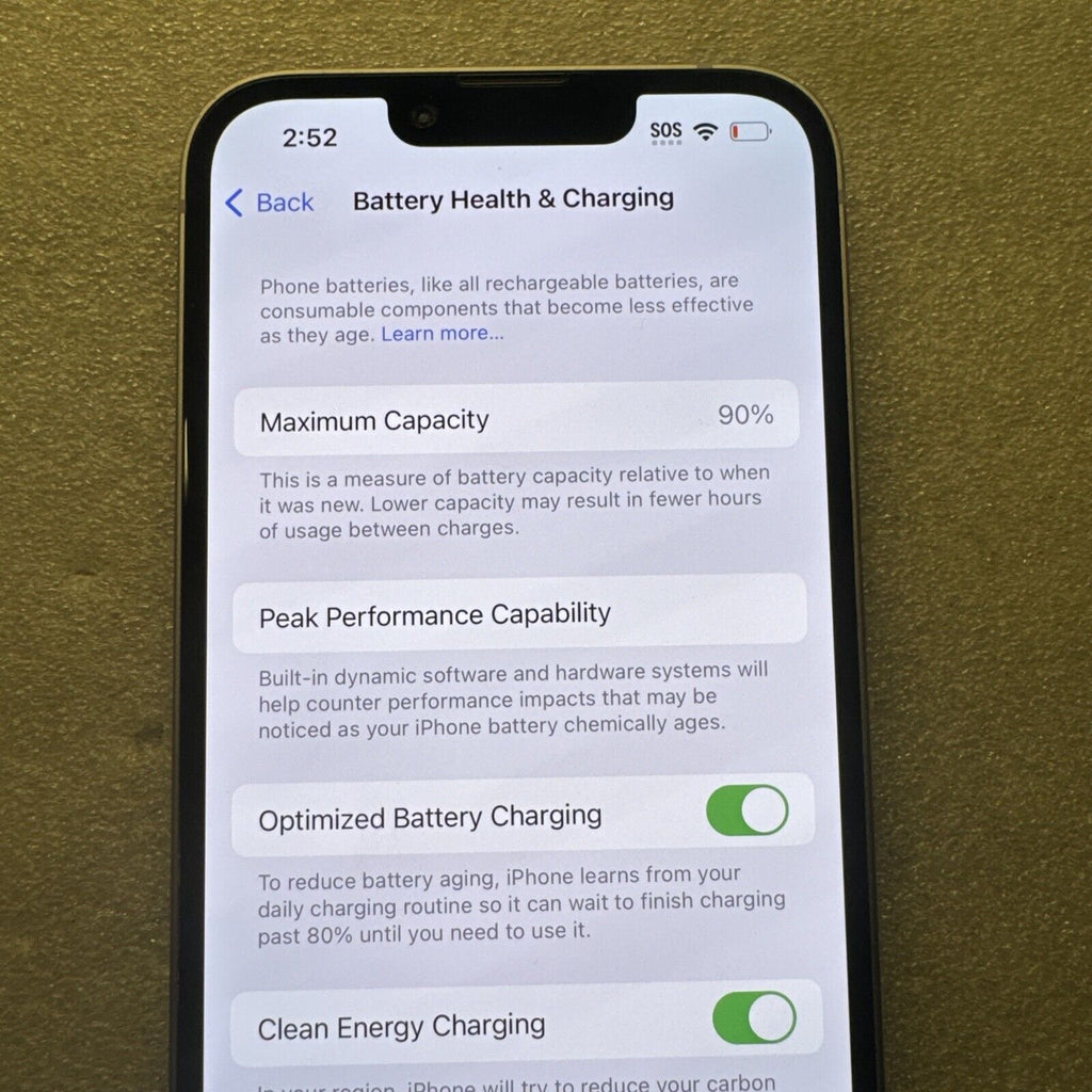 Apple iPhone 14 - 128 GB - Purple (Unlocked) (eSIM) Good Condition 1E98