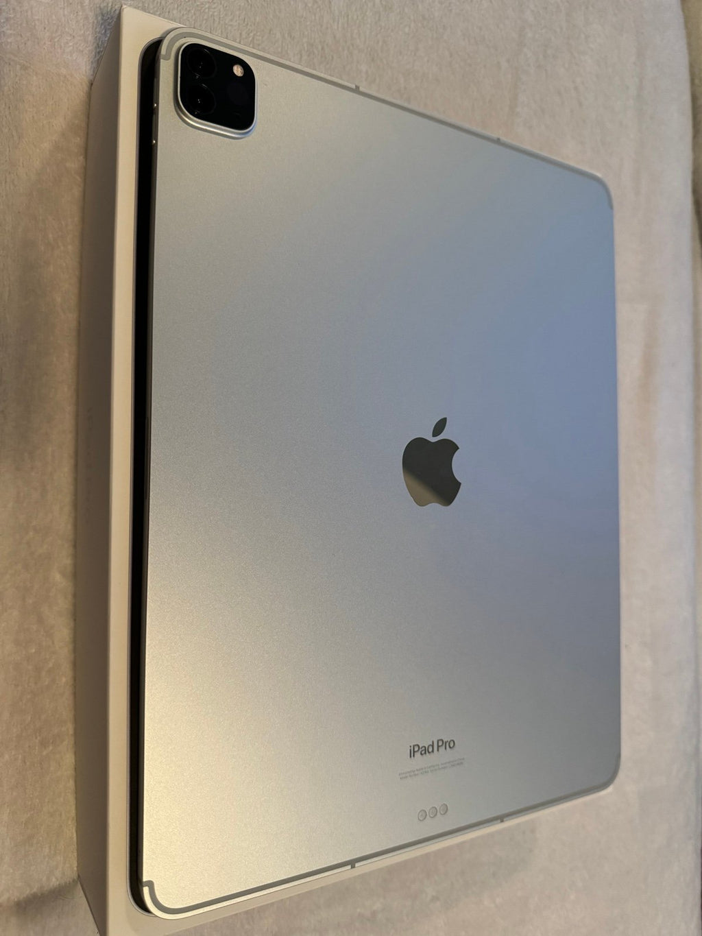 Apple iPad Pro 6th Gen Wi-Fi + Cellular 256 GB Silver w/ Apple Pencil 2S29