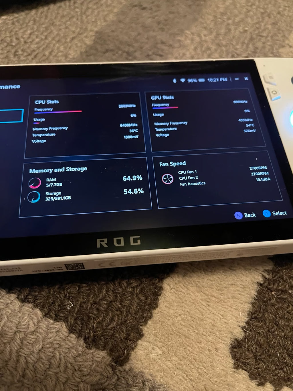 Asus ROG Ally Z1 Extreme 7T91