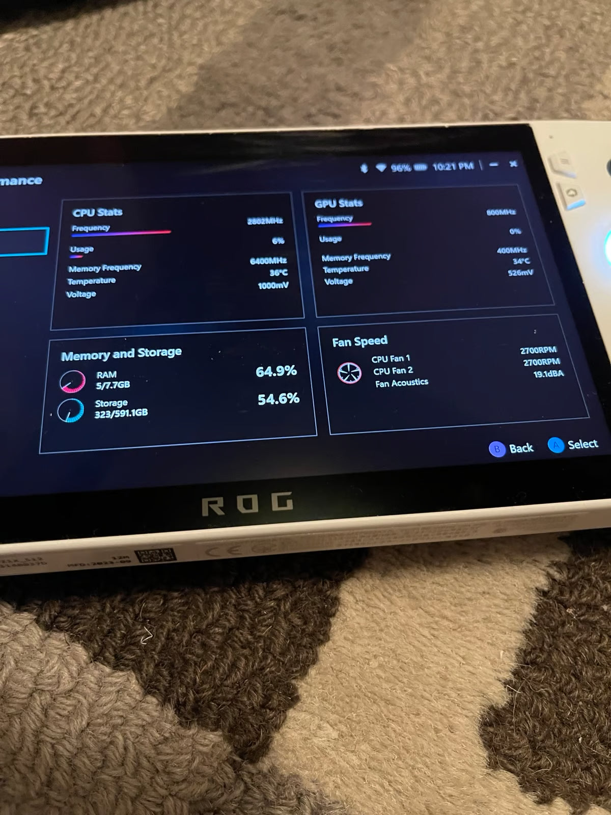Asus ROG Ally Z1 Extreme 7T91