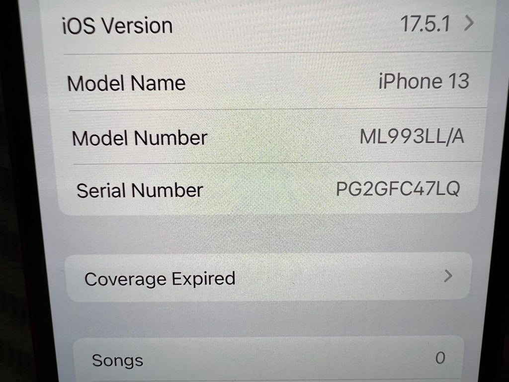 Apple iPhone 13 128 GB in (Product) RED Unlocked 3A77