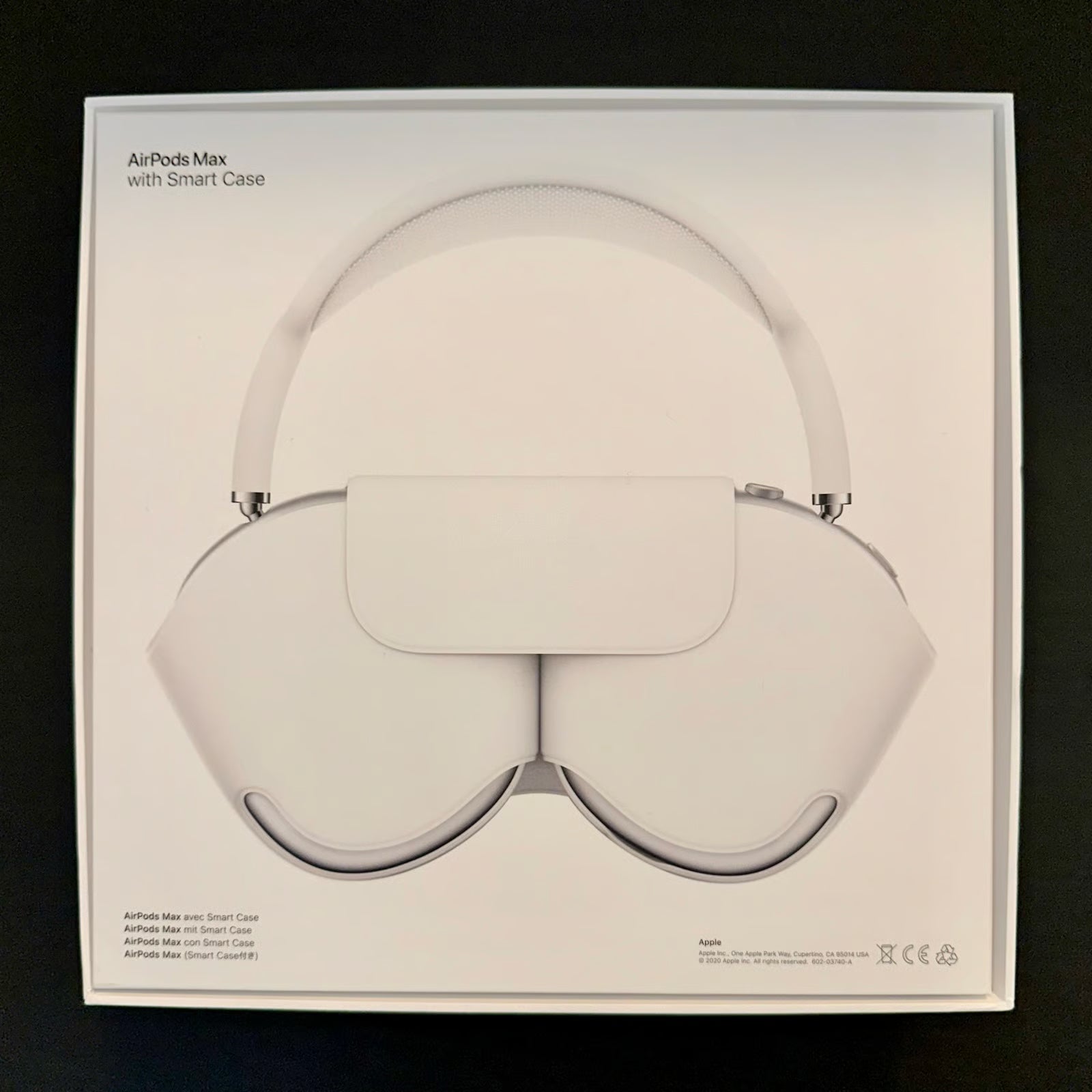 Apple AirPods Max with Smart Case in Silver with Original Packaging 7F29