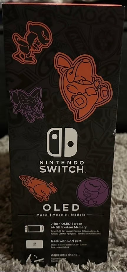 Nintendo Switch OLED console Pokemon Scarlet/Violet edition 8T12