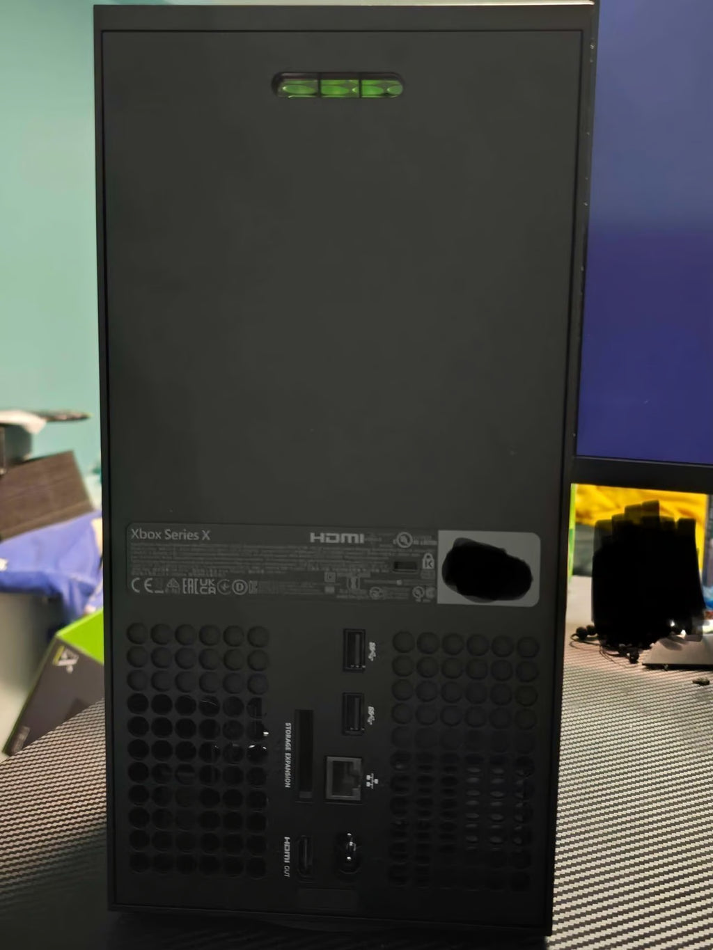 XBOX SERIES X CONSOLE AND CABLES ONLY! 3S58