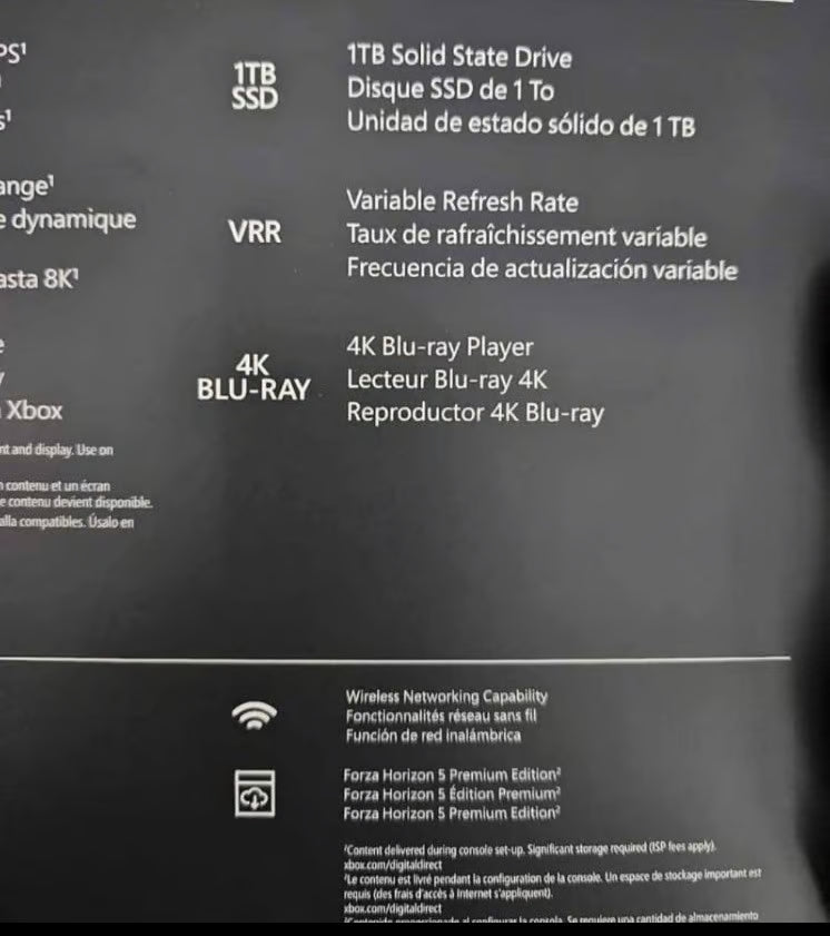 New Microsoft Xbox Series X Console 1TB - Forza Horizon 5 Premium Edition Bundle 7T93