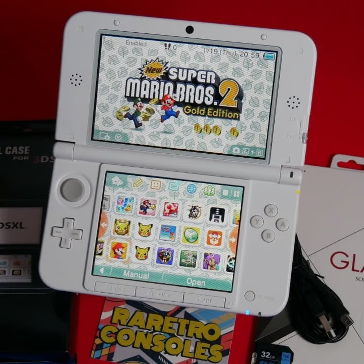 Nintendo 3DS XL Yo kai Watch Jibanyan W/ Charger, Stylus, 60+ Games & More!